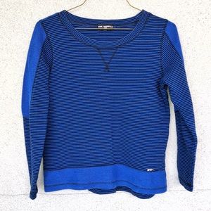 KARL LAGERFELD | Striped Long Sleeve Sweater